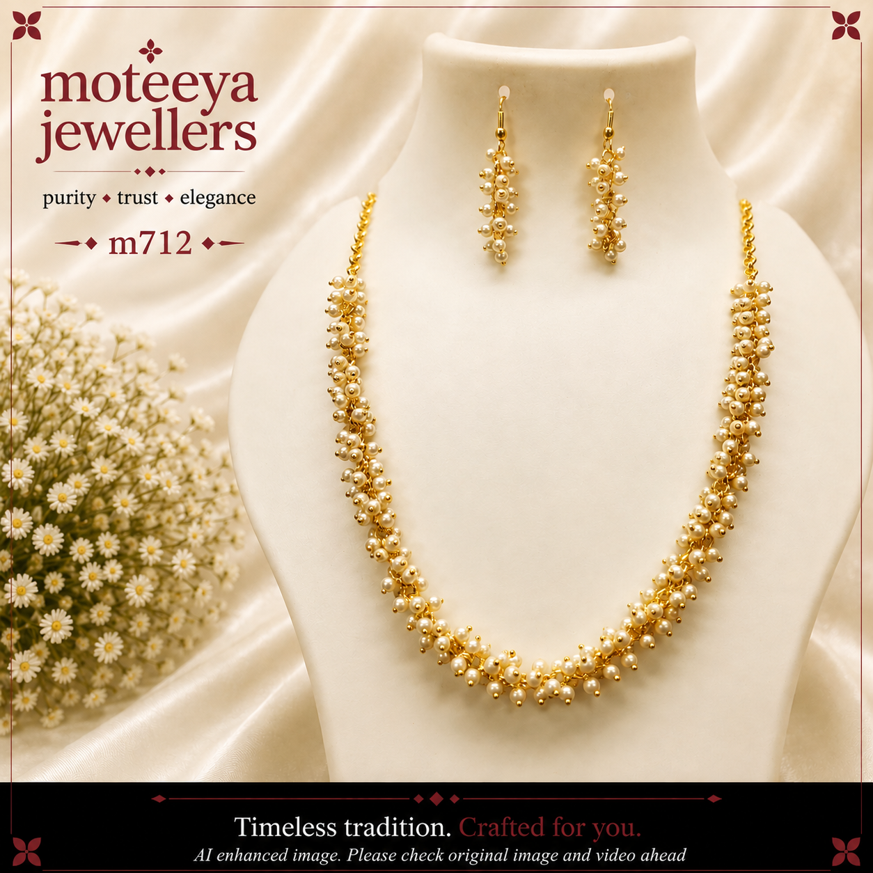 Chain Moti Gajara Haar m712 712
