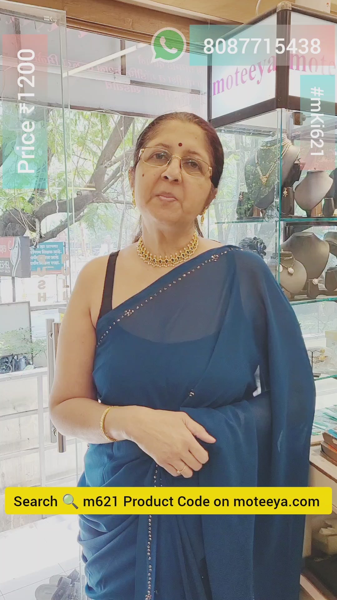 Turquoise Blue Panadi Haar Necklace Set m621