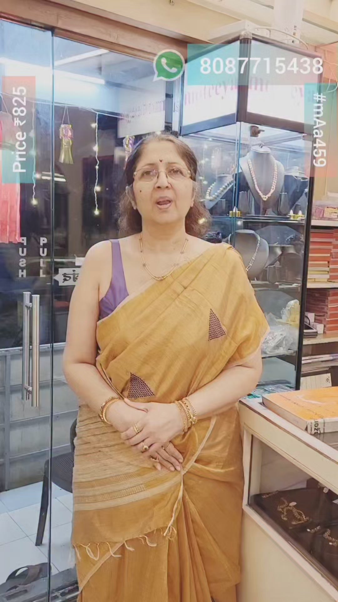 Ameythyst Colour Drops Chain Ranihaar m459