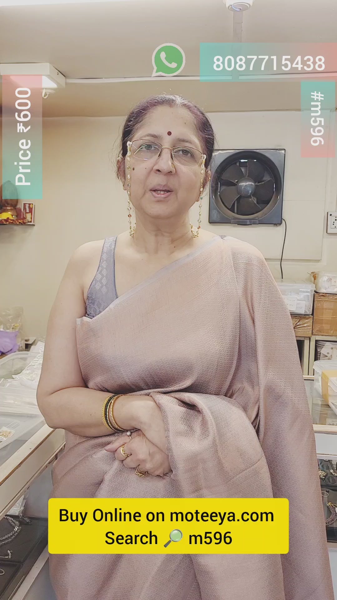 Multi Colour Stones Spectacles Chain m596