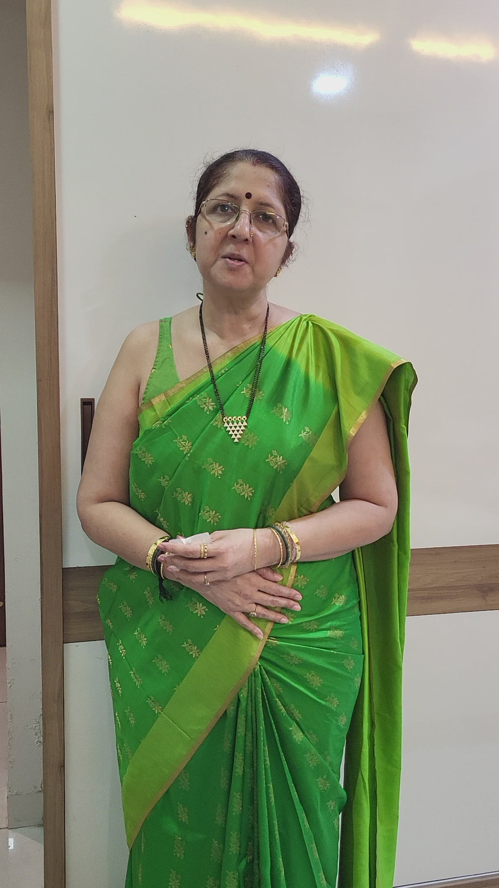 Green AD Saraswati Mangalsutra m749 749