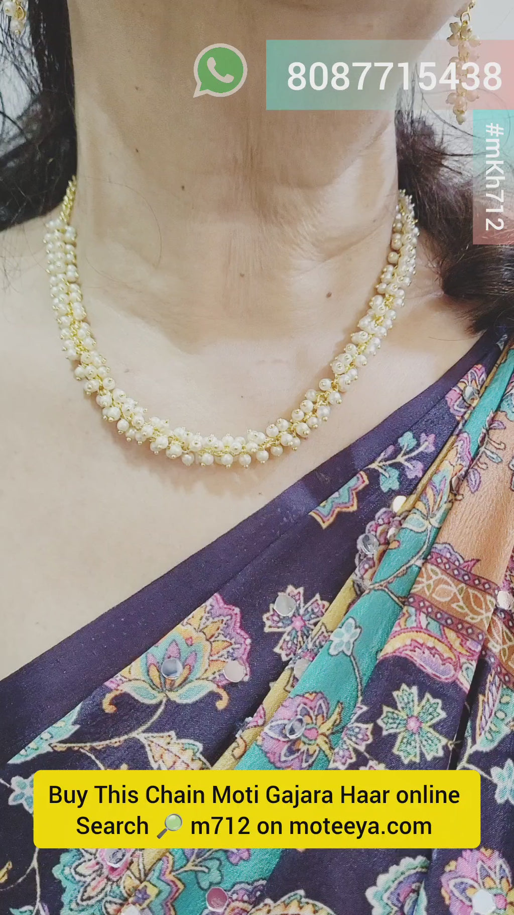 Chain Moti Gajara Haar m712 712