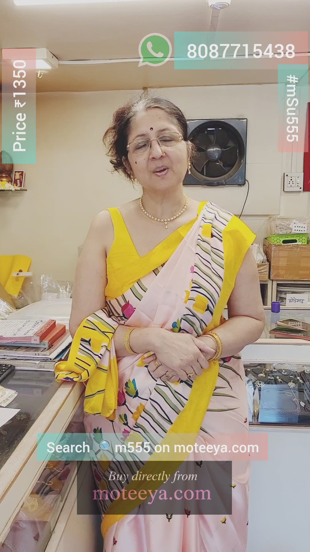 Pearl Necklace With V Design m555