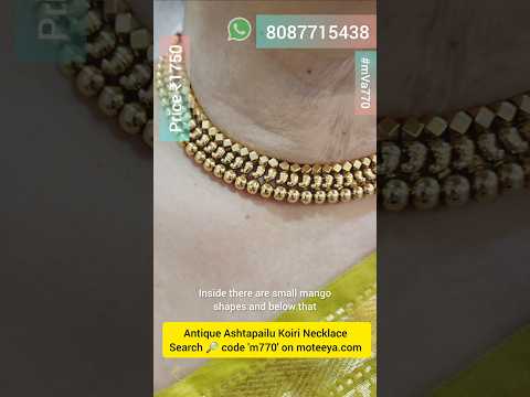 Antique Ashtapailu Koiri Necklace m770 770