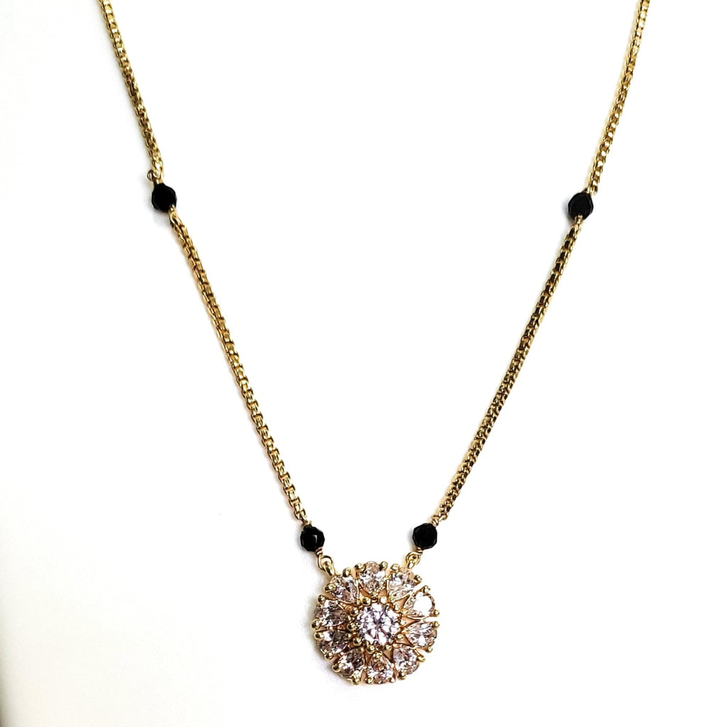White AD Delicate Chain Mangalsutra m467 mKh467 467