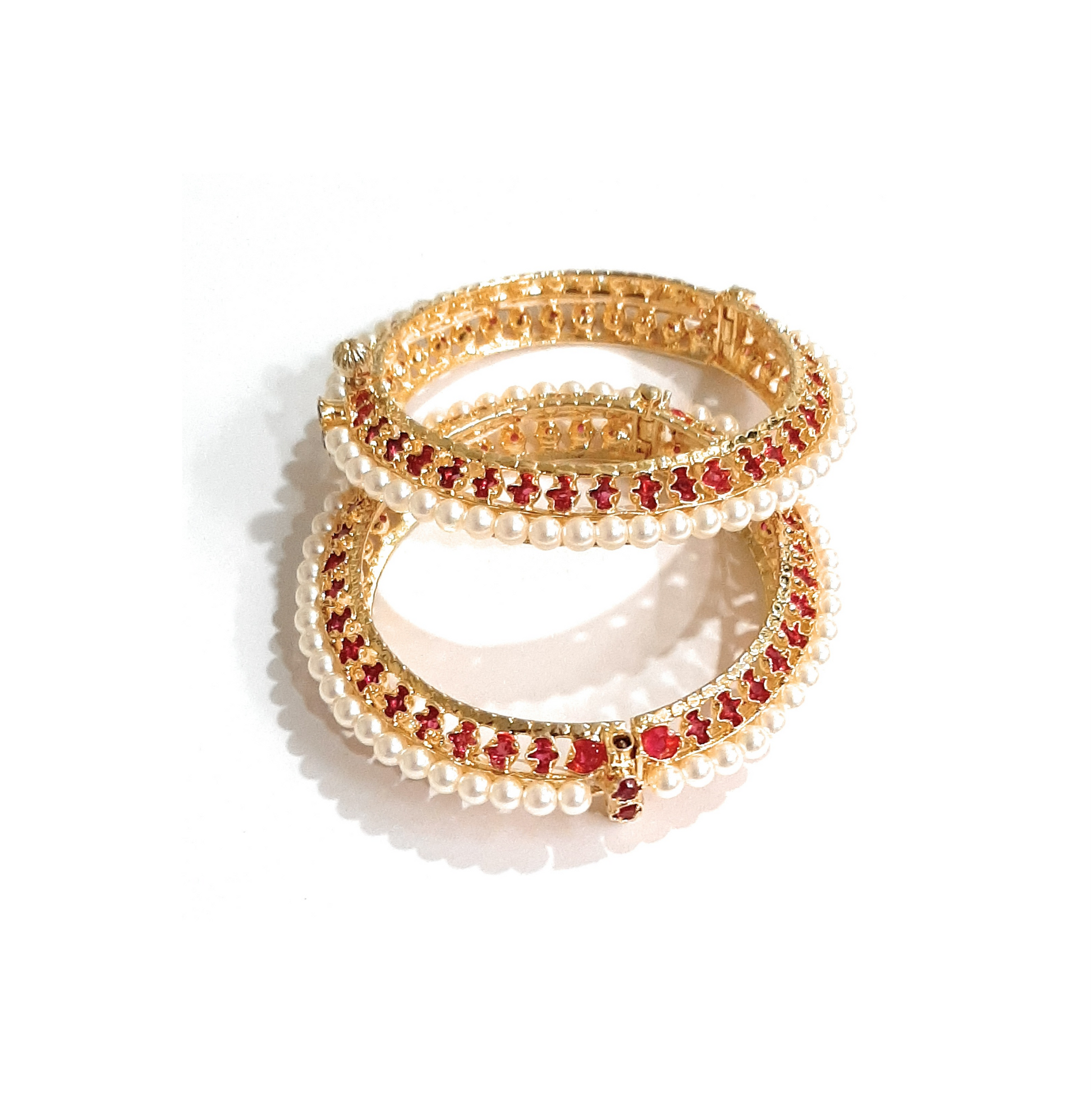 Red Traditional Maharashtrian Kalyani Tode