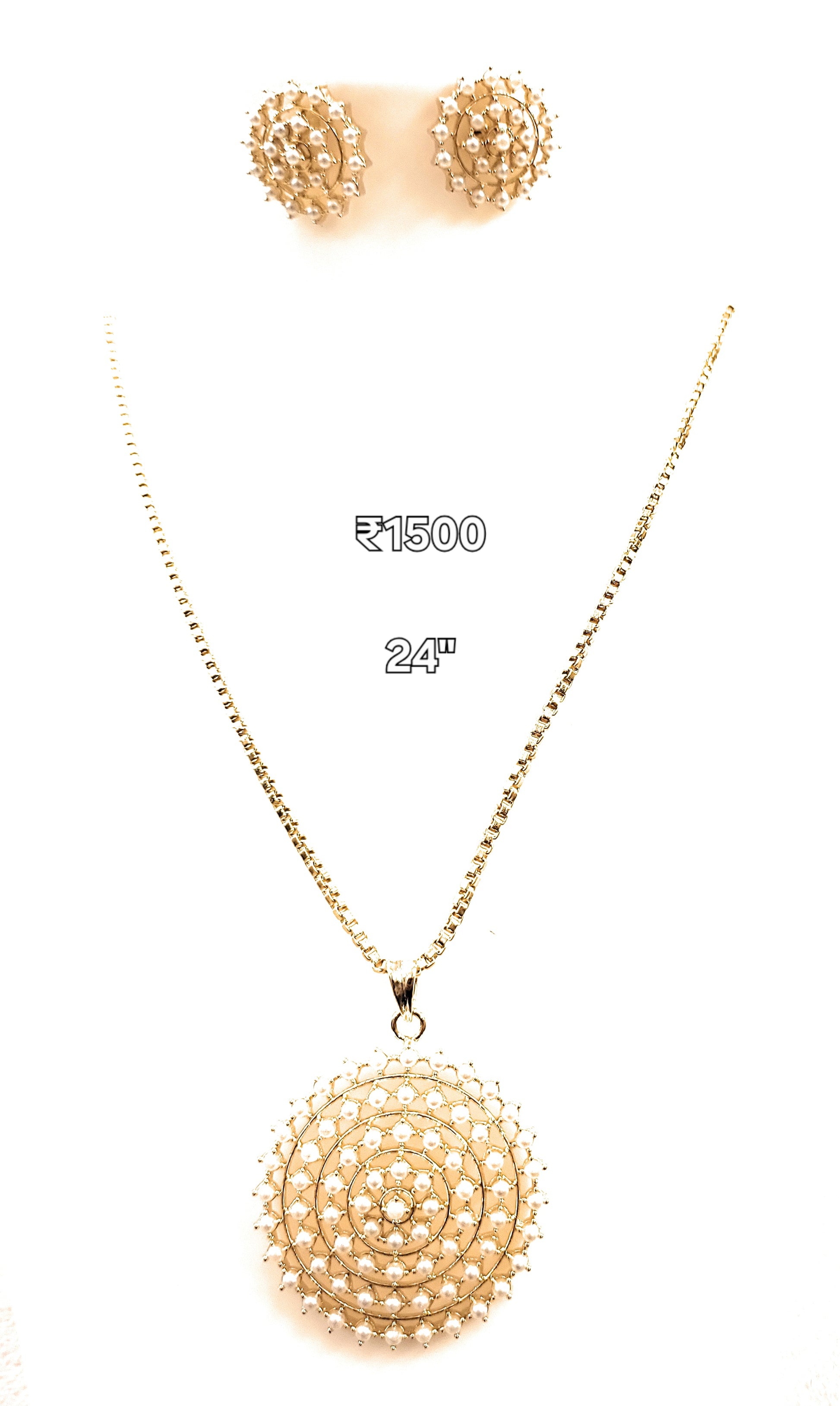 Moti Rathchakra Locket Set mSu543 m543 543