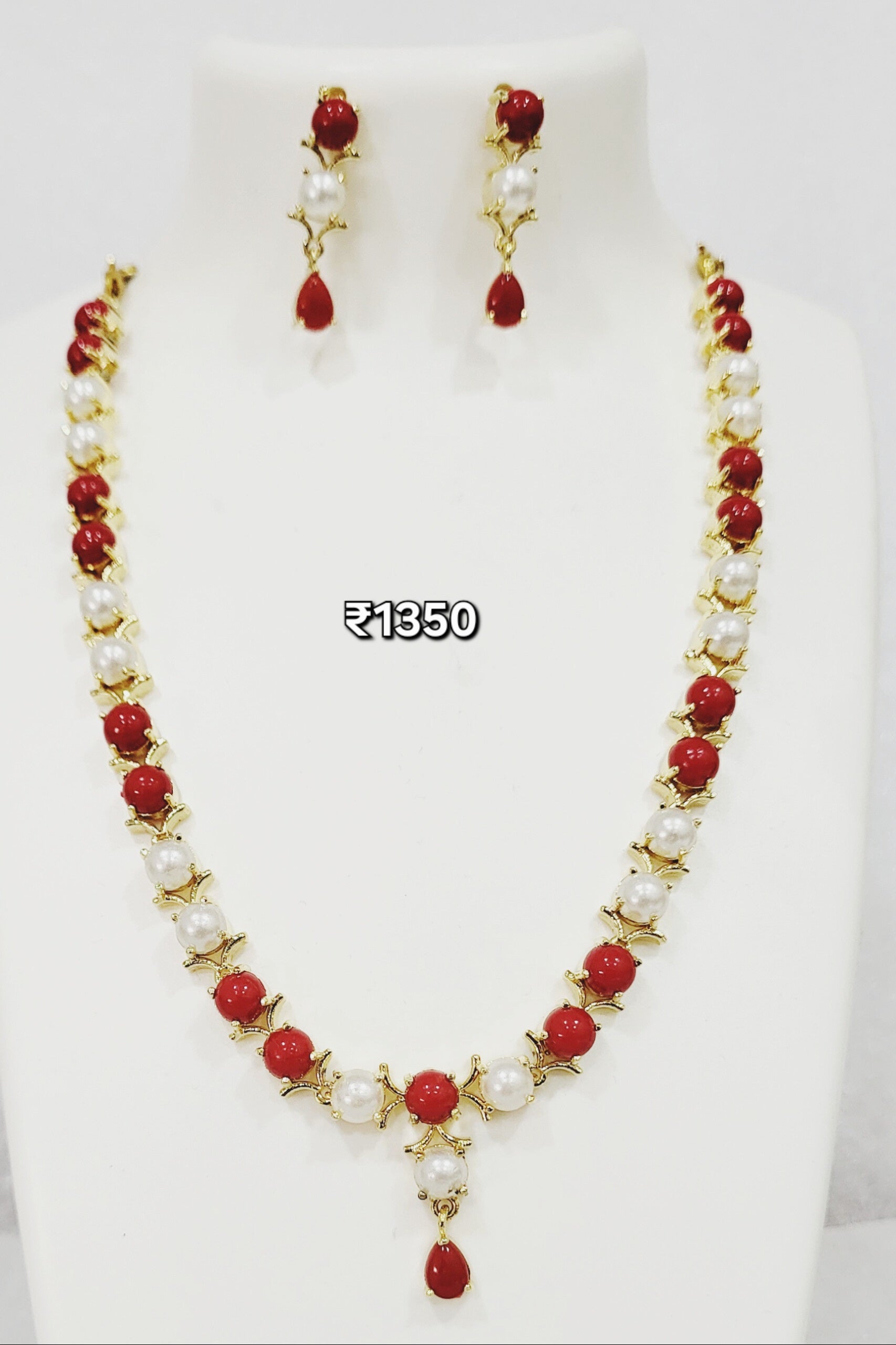 Moti Coral Necklace m576 576