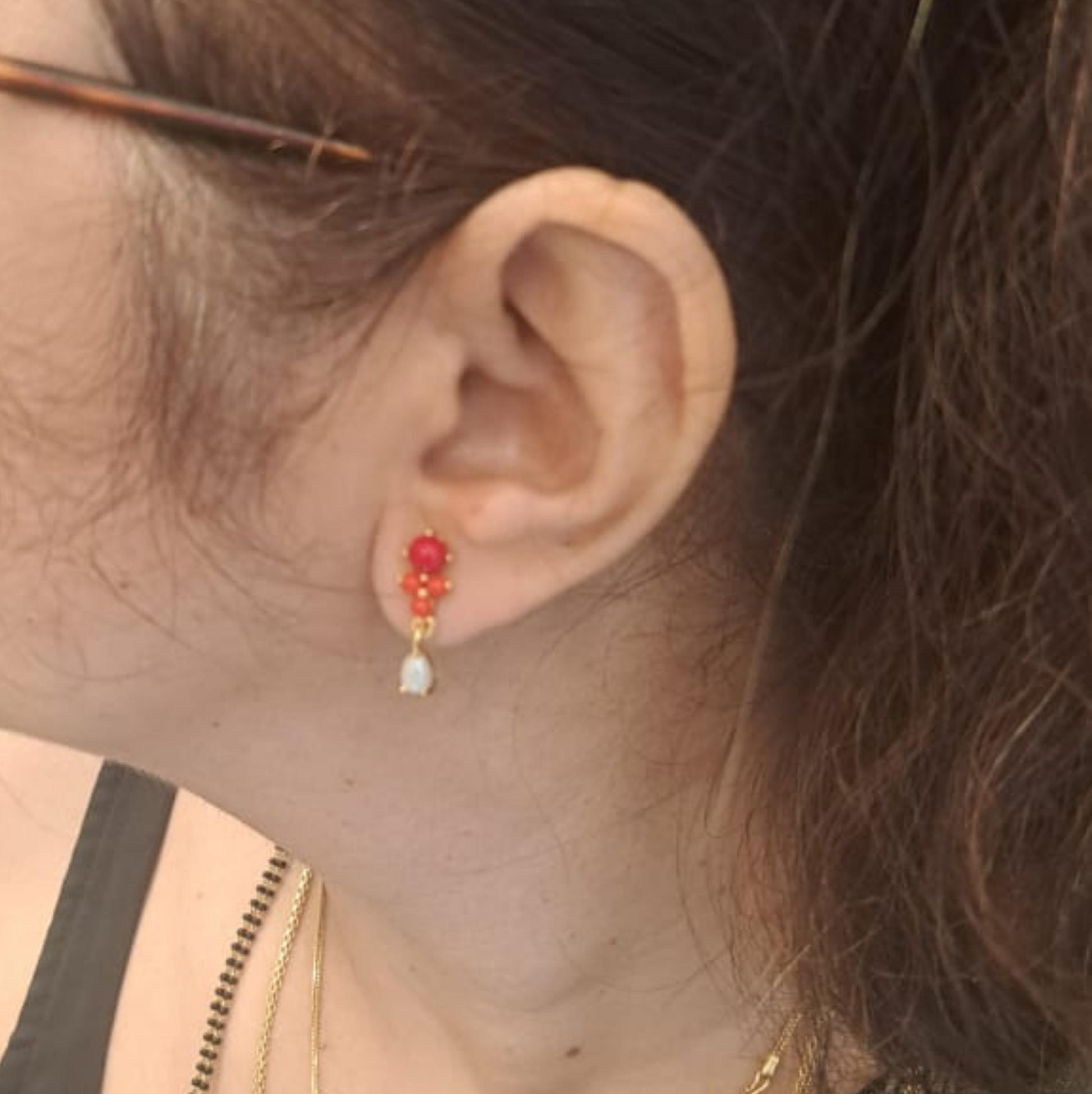 Small Coral Moti Kudi