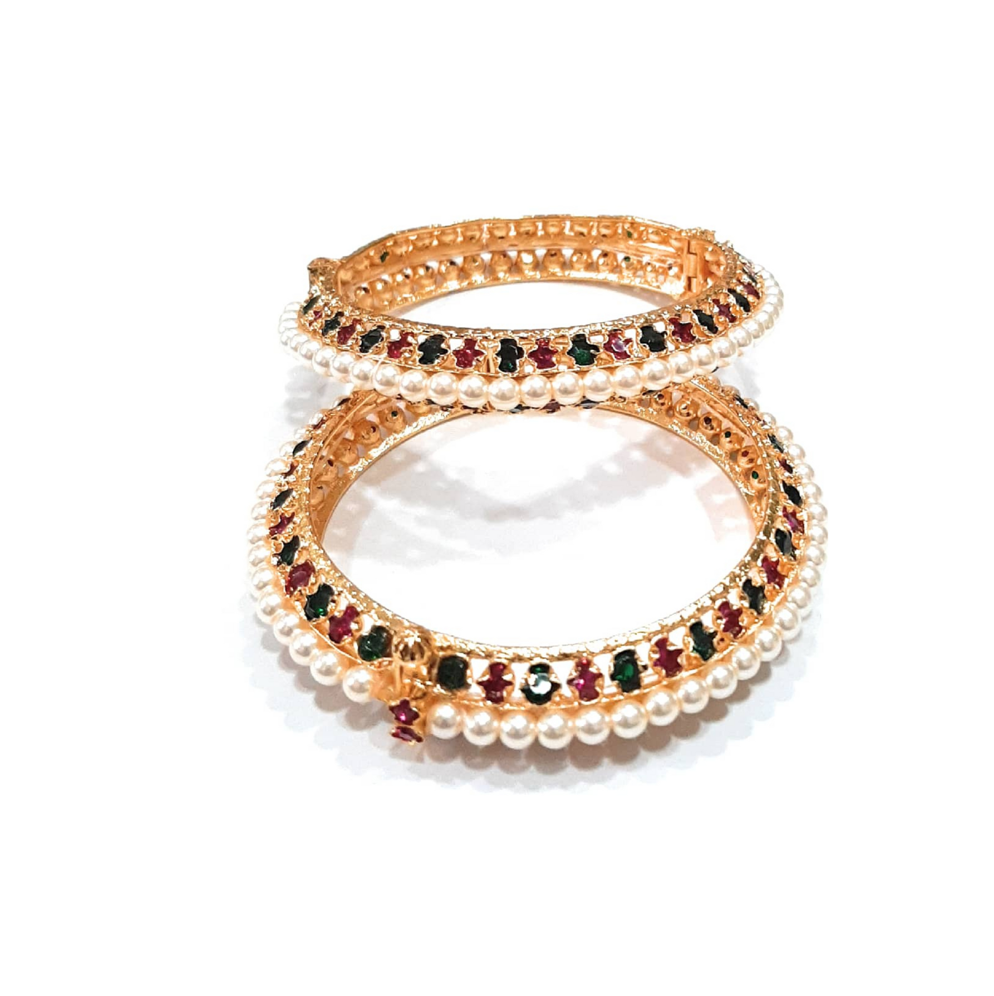 Red Green Traditional Maharashtrian Kalyani Tode